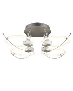 Επιτοίχιο σποτ από χρυσαφί μέταλλο 4XGU10 D:70cm 9082-4