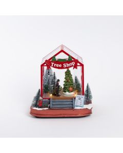 ΚΑΤΑΣΤΗΜΑ ΔΕΝΤΡΩΝ, ΜΕ ΦΩΣ ΚΑΙ ΚΙΝΗΣΗ, ΜΠΑΤΑΡΙΑΣ, 16.5x14.5x17.5cm Eurolamp 600-47713