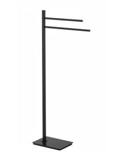 Καλόγερος Διπλή Πετσετοθήκη Μαύρο Bronze Art Καλόγεροι 01M3-MM-3S