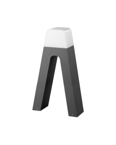 Κολωνάκι Δαπέδου Εξ.Χώρου IP54 H80cm Led 6w 3000K Χυτό Αλουμίνιο Γραφίτης Sun Light GL11502