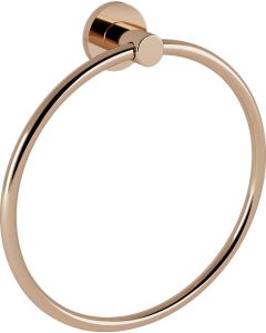 Κρίκος Πετσετών W200xD57xH215mm Rose Gold Gloss PVD Verdi 3020351