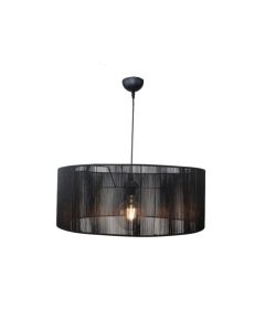 Κρεμαστό φωτιστικό με καπέλο απο ίνα 1xE27 D:60cm 4056-A