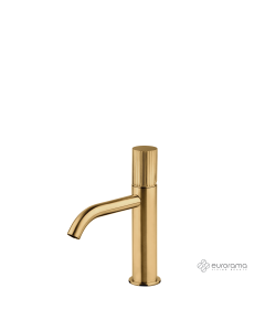 Μπαταρία Νιπτήρα με Βαλβίδα Clic-Clac OSO Eurorama Brushed Gold 178309-201