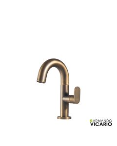 Μπαταρία Νιπτήρα με Βαλβίδα Clic-Clac Slim Vicario Antique Brass 500010-221