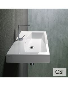 ΝΙΠΤΗΡΑΣ LOSANGA FLAT 90x42,5 (1 οπή+2 προχ.) GSI WHITE 7588-300