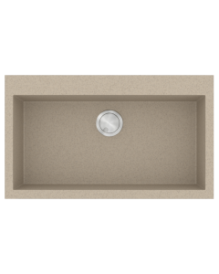 Νεροχύτης Κουζίνας 60x50cm  Ένθετος Eρμάριο 60cm Γρανίτης Sanitec Ultra Granite 809-32-Sabbia