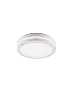Πλαφονιέρα Οροφής IP54 Λευκό Ματ 30x9cm LED 11w 3000K 1180lm Trio Lighting Piave 676960131