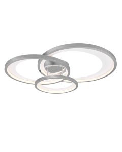 Πλαφονιέρα Οροφής Χρωμέ 71x10cm Led 36w 3000K 4300lm Trio Lighting Granada 673810306