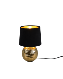  Πορτατίφ 16xH26cm Μαύρο Καπέλο Χρυσή Βάση Trio Lighting Sophia R50821002