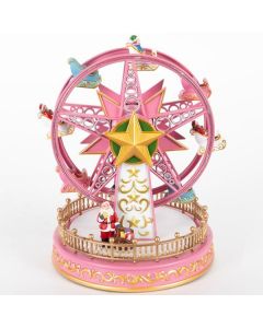 ΡΟΔΑ ΛΟΥΝΑ ΠΑΡΚ, ΡΟΖ, ΜΕ ΜΕΤΑΣΧΗΜΑΤΙΣΤΗ, ΜΕ ΜΟΥΣΙΚΗ ΚΑΙ ΚΙΝΗΣΗ, 18x18x23,5cm Eurolamp 600-46320