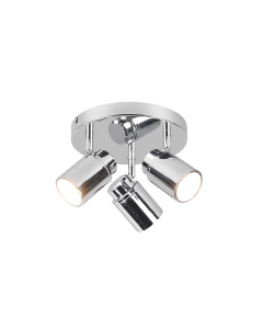 Σποτ  IP44 Τρίφωτο Ροζέτα Χρωμέ 20xH15cm 3xGU10 Trio Lighting Angelo 880430306