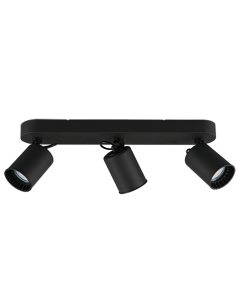 Σποτ Μαύρο 41xH15cm Τρίφωτο 3xGU10 Trio Lighting Pago 803500332