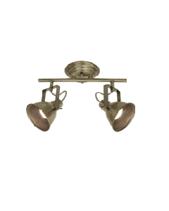 Σποτ Ράγα Δίφωτη 32,5 εκ. Μέταλλο σε Οξυντέ  2*Ε14 Viokef Praga 4166500