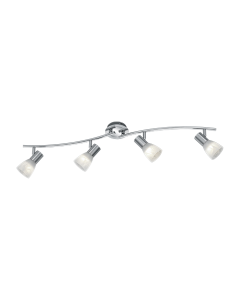 Σποτ Τετράφωτο 88xH19cm Led 4xE14 4x470lm 3000lm Nickel Mat Trio Lighting Levisto 871010407