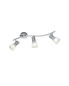 Σποτ Τρίφωτο 55xH19cm Led 3xE14 3x470lm 3000lm  Nickel Mat Trio Lighting Levisto 871010307