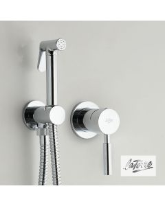 Σύστημα Μπιντέ με Μίκτη Εντοιχισμού Ζεστό-Κρύο, Flush-Mix Τech La Torre Chrome 12211-100