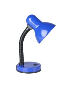 Φωτιστικό Γραφείου Μπλε με Εύκαμπτο Βραχίονα 1xE27 Eglo Basic 9232