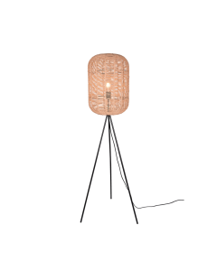 Φωτιστικό Δαπέδου Τρίποδο 35xH150cm 1xE27 Black Matt Trio Lighting Runa 403000132