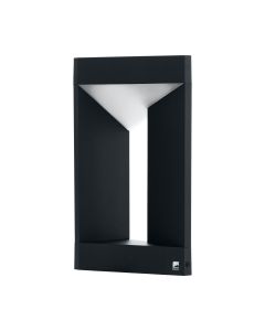 Φωτιστικό Επιδαπέδιο Ύψος 38 εκ.IP54 Led 10w 900lm Warm White Μαύρο-Λευκό Eglo Nembro 98749