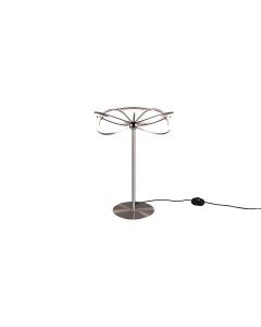 Φωτιστικό Επιτραπέζιο Nickel Matt 41xH50cm  LED 26w 3000K 2500lm Trio Lighting Charivari 521210107