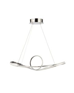 Φωτιστικό Κρεμαστό Χρωμέ 81x30xH100cm Led 64w 3000K Homelighting Malbera 77-8126