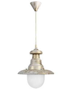 Φωτιστικό ΠΥΡΟΦΑΝΙ FLP-100Κ WHITE-BRONZE Heronia 26-0053