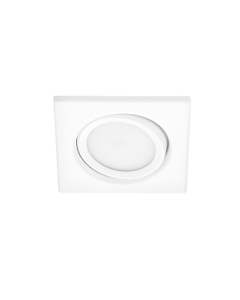 Φωτιστικό Σποτ Λευκό Ματ Χωνευτό 8xH3cm LED 5w 3000K 450lm Trio Lighting Rila 650210131