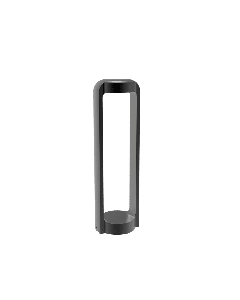 Φωτιστικό  Στύλος Led 13w 1040lm 3000K 50cm  Επιδαπέδιος εξωτερικού χώρου IP65 Ανθρακί Αλουμίνιο/ Σκιάδιο PVC Viokef Jason 4190800 