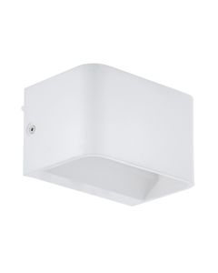 Φωτιστικό Τοίχου Λευκό Αλουμίνιο L13xA9xH8cm LED 3000K 670lm Eglo Sania 4 13cm 98421