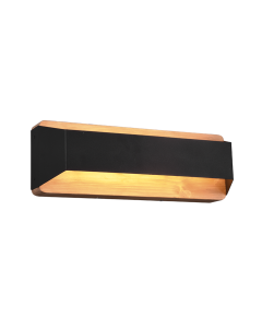 Φωτιστικό Τοίχου Μαύρο 35x12cm LED 13,5w 3000K 1500lm Switch Dimmer Trio Lighting Arino 224819132