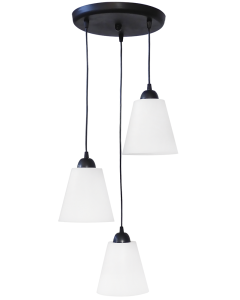 Φωτιστικό ανισόπεδο FUN-01 PENDEL 3L BL-WH Heronia 31-0044