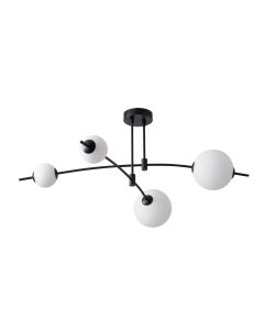 CCC 553-4 ΟΡΟΦΗΣ ΓΡΑΜΜΙΚΟ ΜΑΥΡΟΣ ΣΚΕΛΕΤΟΣ ΜΕ 4 ΦΟΥΣΚΕΣ LED 40W 3000K 2400 LMN ARlight 0064223