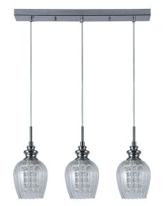 PDC 1254-3 # ΡΑΓΑ 3/Φ ΝΙΚΕΛ ΜΕ ΚΡΥΣΤΑΛΛΑ ΓΥΑΛΙ ΔΙΑΦΑΝΟ 3XE14 ARlight 0104532