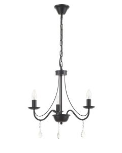 PDC 2188-3 ΒΚ 3/Φ ΟΛΛΑΝΔΕΖΑ ΜΑΥΡΗ ΜΕ  ΚΡΥΣΤΑΛΛΑ 3ΧΕ14 ARlight 0104598