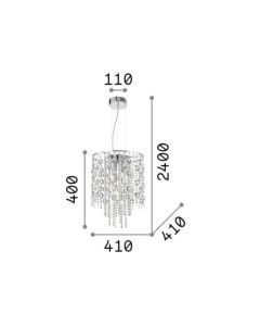 EVASIONE SP8 Ideal Lux 044774