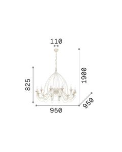 CORTE SP12 RUGGINE Ideal Lux 097671