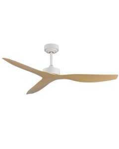 it-Lighting Trent - Fan in White and wooden Color 102000615