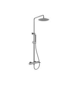 Orabella Marea Gun metal light - Στήλη ντουζ με στρόγγυλη κεφαλή Φ250 10425