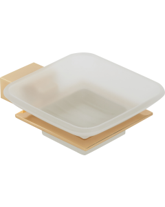 Σαπουνοθήκη Γυαλί Χρυσό Ματ Bronze Art Shelfy 10V1-G1