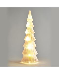 ΓΥΑΛΙΝΟ ΔΕΝΤΡΑΚΙ,ΡΟΖ, ΦΩΤΙΖΟΜΕΝΟ, 10,5x32cm Eurolamp 600-42806