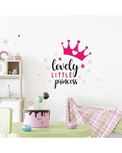 Lovely Princess αυτοκόλλητα με μήνυμα τοίχου M Ango 11109