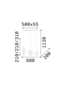 SOFT SP3 FUME' Ideal Lux 111865