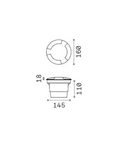 LANDING PT BIG Ideal Lux 120362