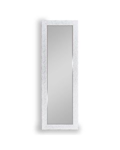 Καθρέπτης Π50xΥ150cm Vintage Ολόσωμος Λευκό-Χρωμέ Κορνίζα Mirors & More AMY 1220197