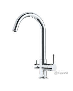 Μπαταρία Νεροχύτη Κουζίνας Filter-tap για Ντεπόζιτο Eurorama Chrome  13535-100