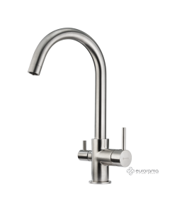 Μπαταρία Νεροχύτη Κουζίνας Filter-tap για Ντεπόζιτο Eurorama Inox  13535-110