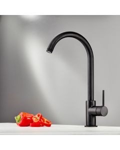 ΜΠΑΤ.ΝΕΡΟΧ. TONDA EURORAMA BLACK MATT 145528-400