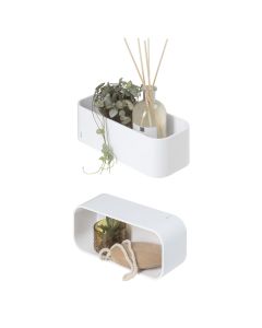 Tiger 2-Store Επιτοίχιο Ράφι 25 cm White 1500010146 1500010146