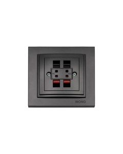 ΠΡΙΖΑ HI-FI ΔΙΠΛΗ ΜΑΥΡΟ Eurolamp 152-10362