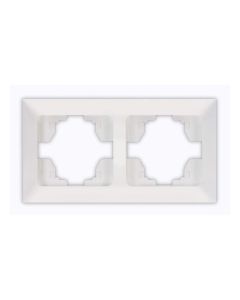 ΠΛΑΙΣΙΟ 2 ΘΕΣΕΩΝ ΛΕΥΚΟ ΟΡΙΖΟΝΤΙΟ Eurolamp 152-12021